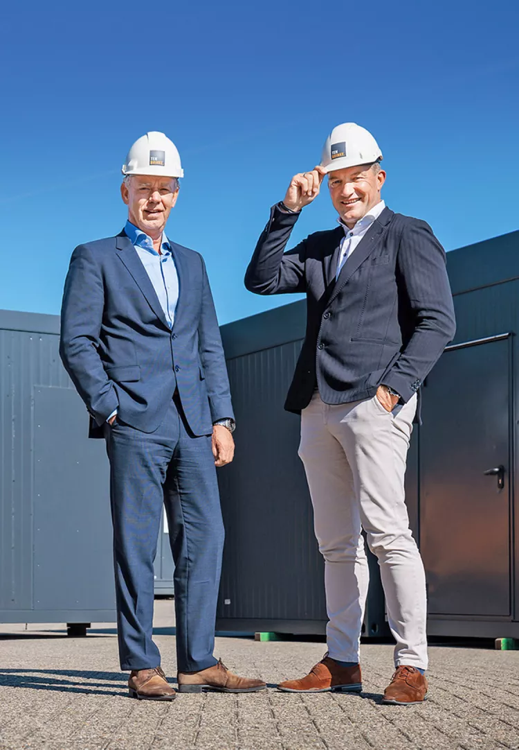 Chief Financial Officer Peter Zents und Familienunternehmer Wim ten Brinke