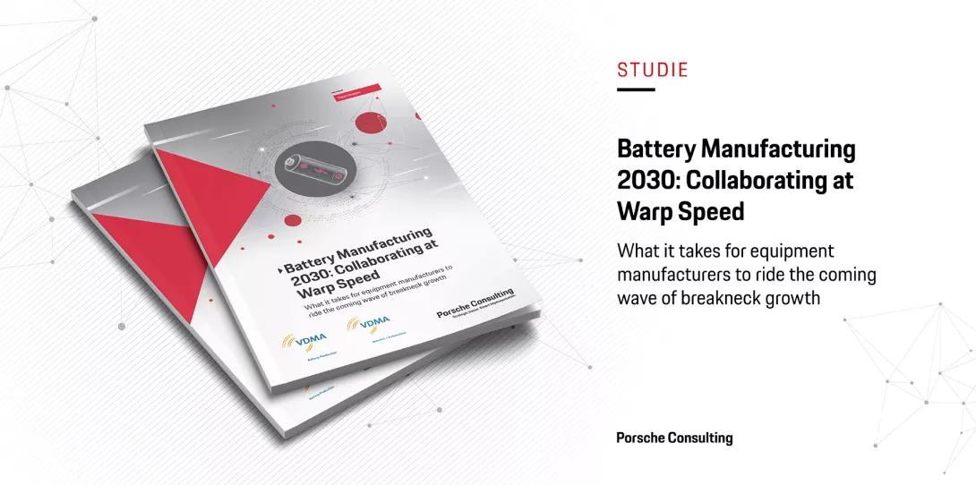Battery Manufacturing 2030: Collaborating at Warp Speed