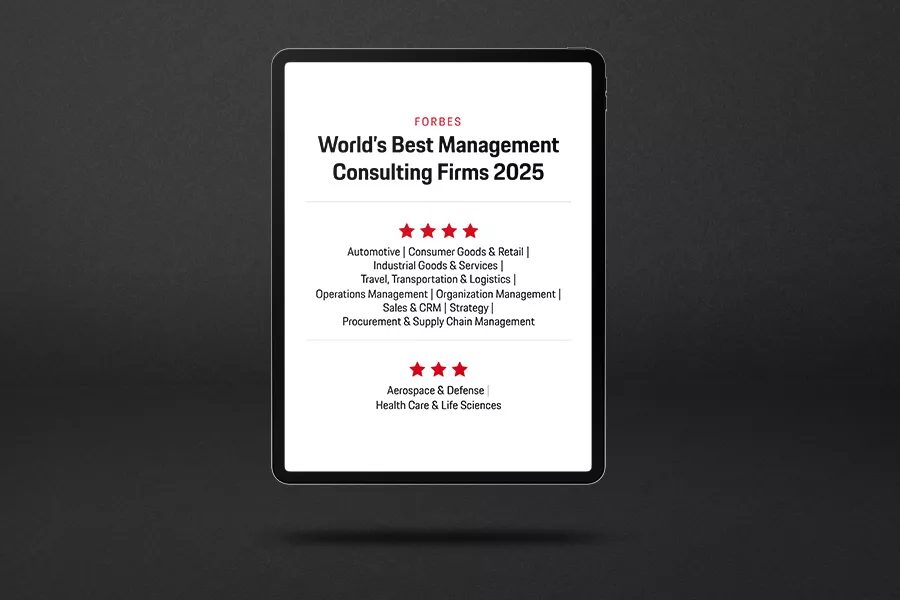 Forbes Ranking World's Best Management Consulting Firms 2025 Porsche Consulting