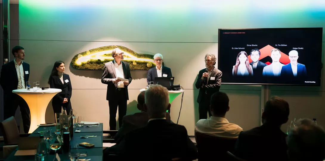 Porsche Consulting Specialty Vehicles Lounge 2026 in Stuttgart