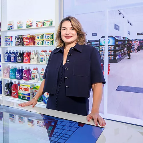 Sylvie Nicol, Board Member responsible for HR, Infrastructure, and Sustainability at Henkel