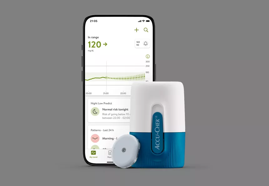 Roche Software app diabetes blood glucose levels