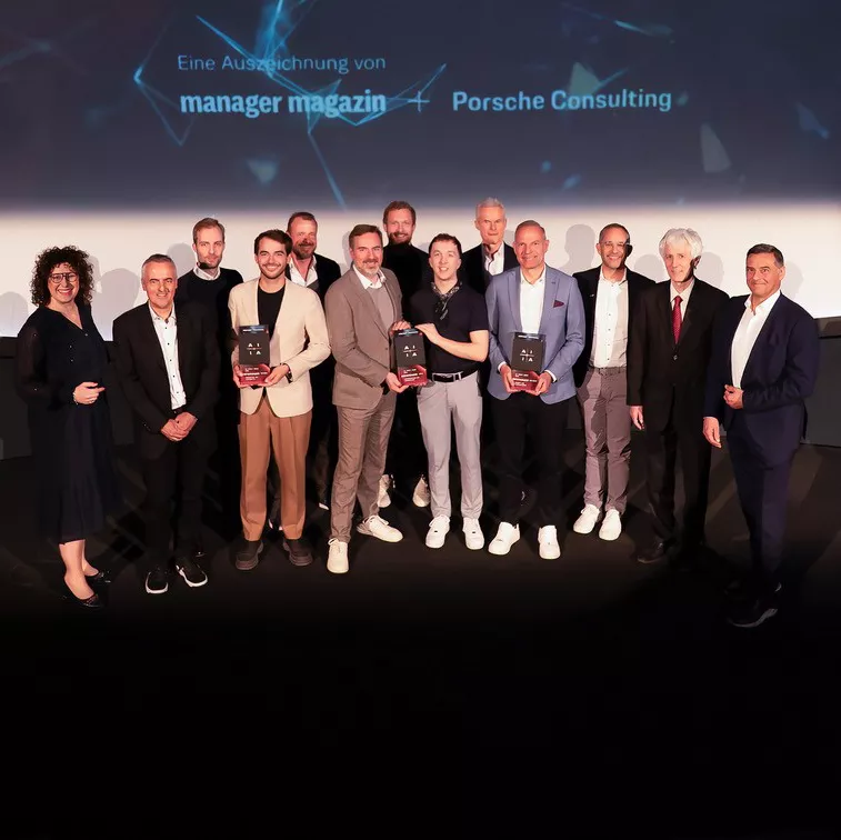 Gruppenbild Gewinner AI Impact Award 2026