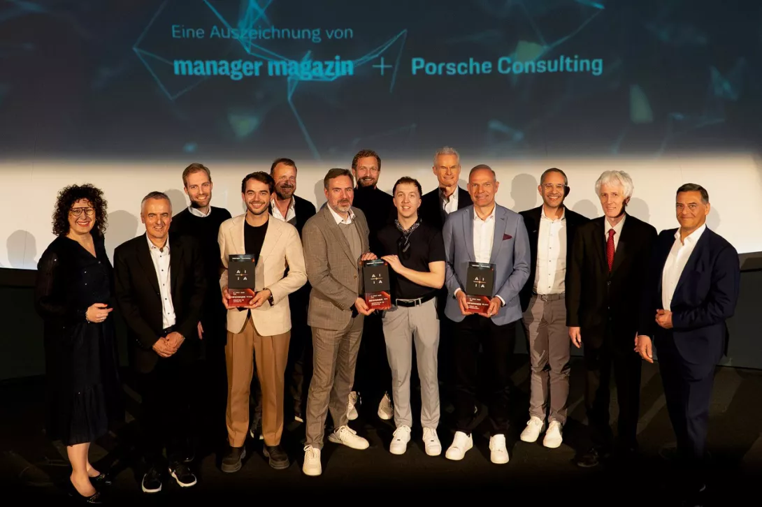 Gruppenbild Gewinner AI Impact Award 2026