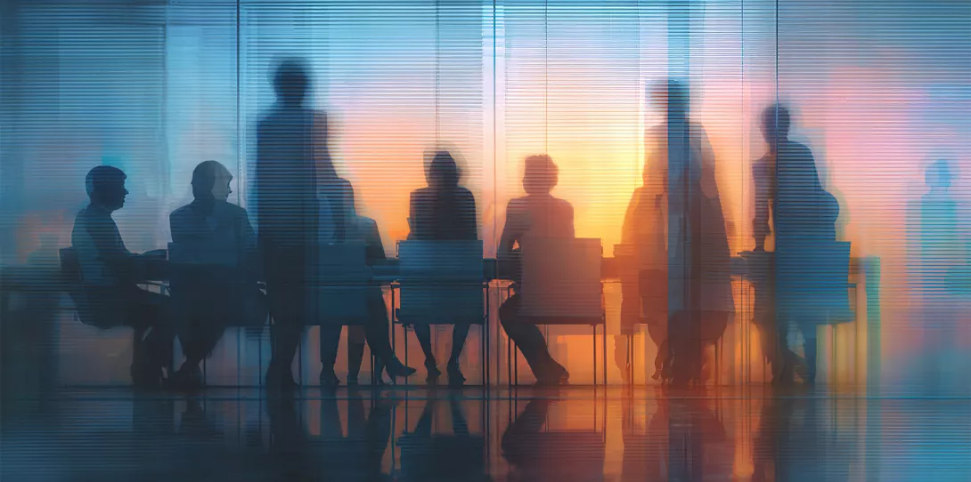 Karriere Führungskräfte am Tisch