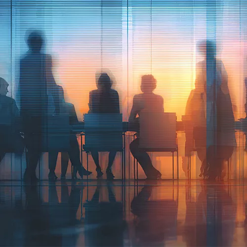 Karriere Führungskräfte am Tisch