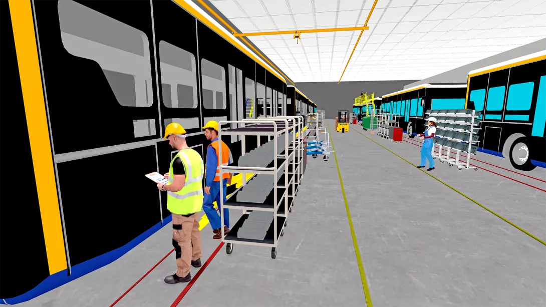 Virtual Reality Software für Fertigungsplanung