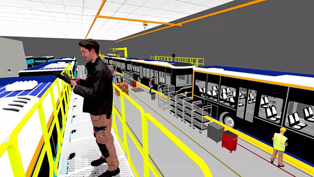Virtual Reality Software für Fertigungsplanung
