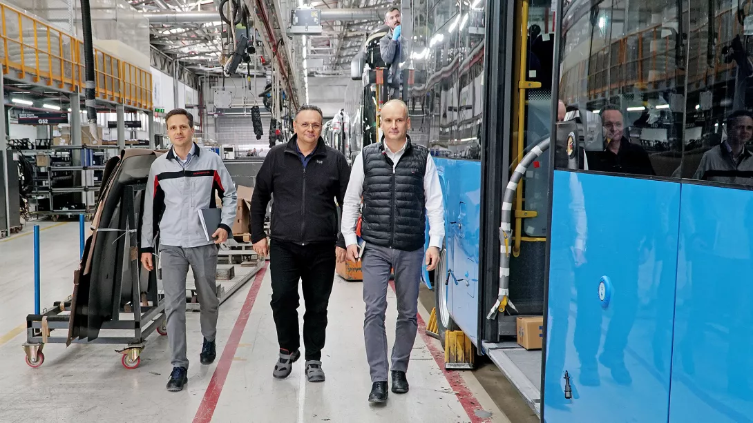 Michael Bartholdt, Arkadiusz Kopiec und Oliver Stahl