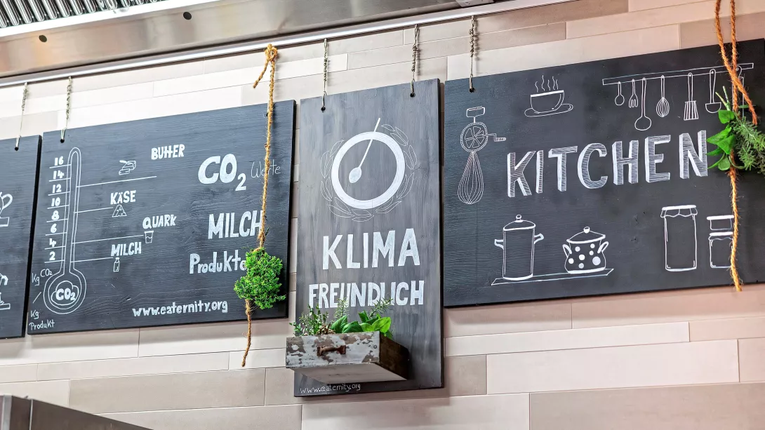 Tafel im Personalrestaurant