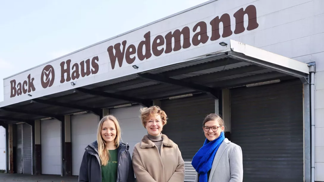Anne Lamp, Franziska Wedemann und Johanna Baare