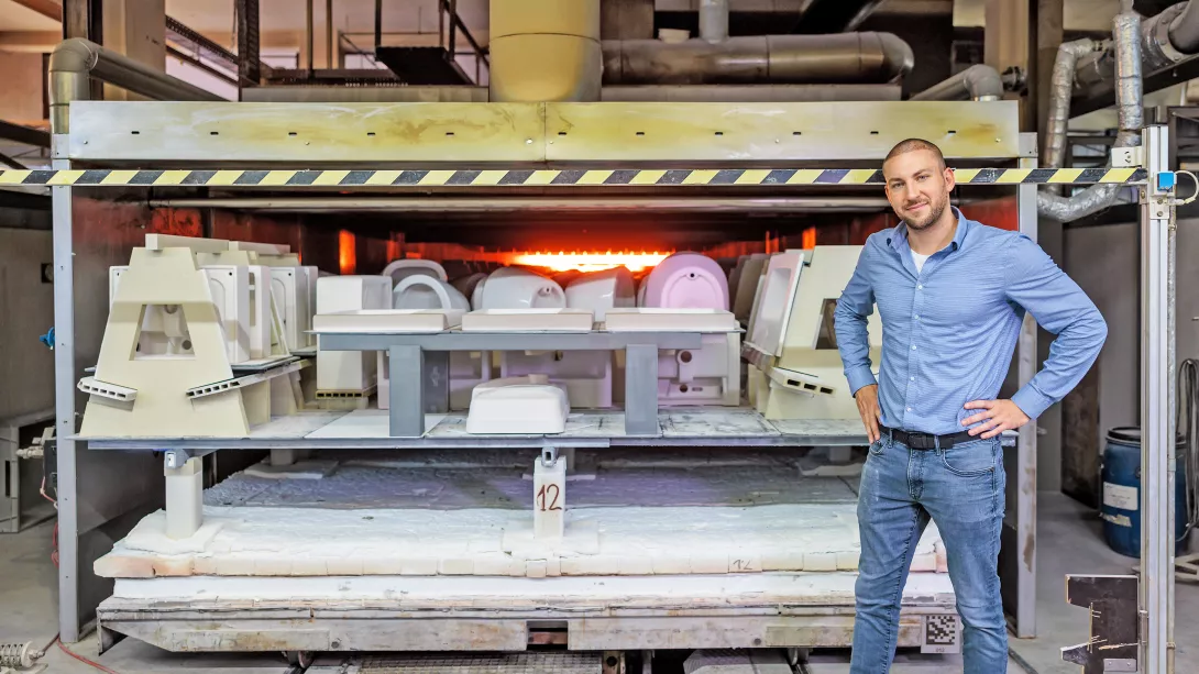 Andreas Lotz, Produktionsleiter bei Duravit.