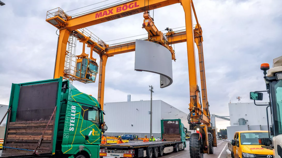 Transport eines Windradelements
